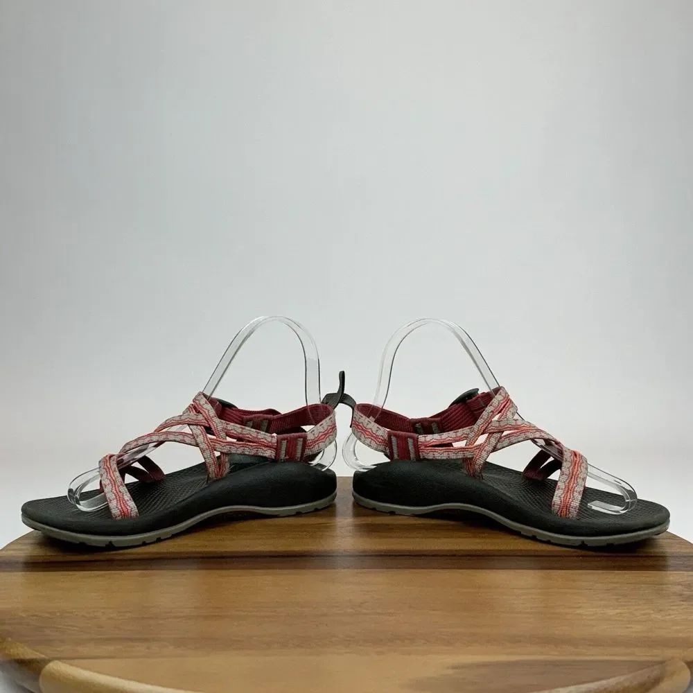 Big Kids Chaco Z2 Classic Red Athletic Casual Trail Walking Sandals Size 4 Y GUC